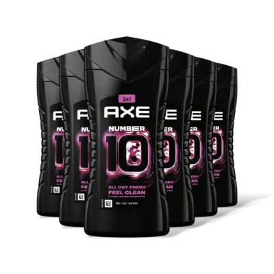 pdp-image-Axe 3in1 number 10 showergel 6-pack