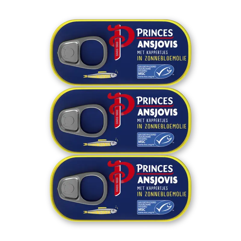 Ansjovisfilets met kappertjes 3-pack