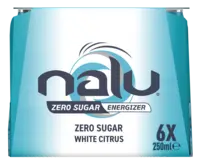 Nalu White citrus zero 6-pack bel