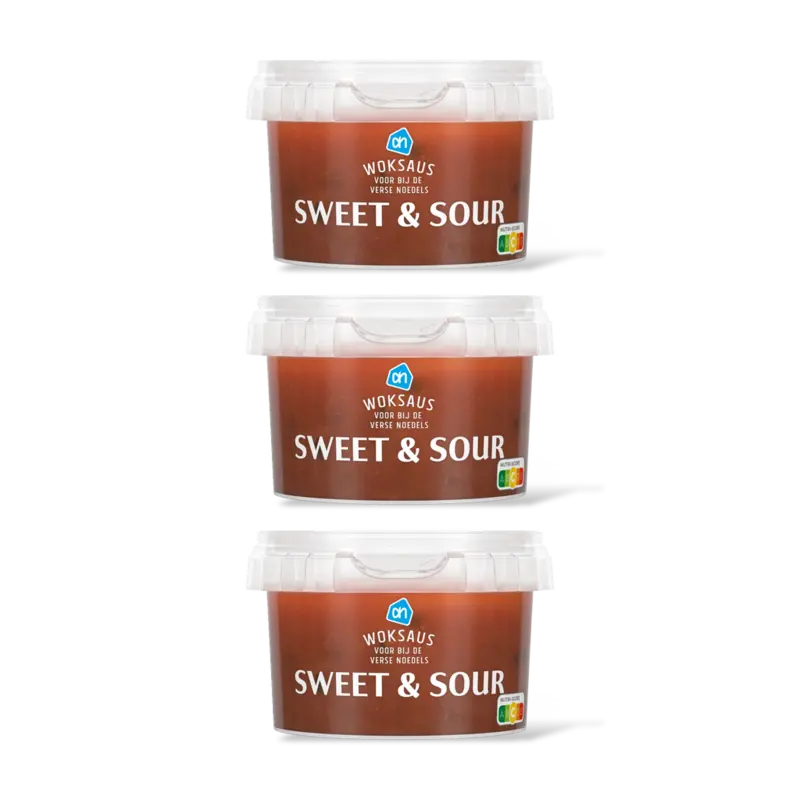 Woksaus sweet & sour 3-pack