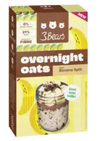 3Bears Overnight oats banana split