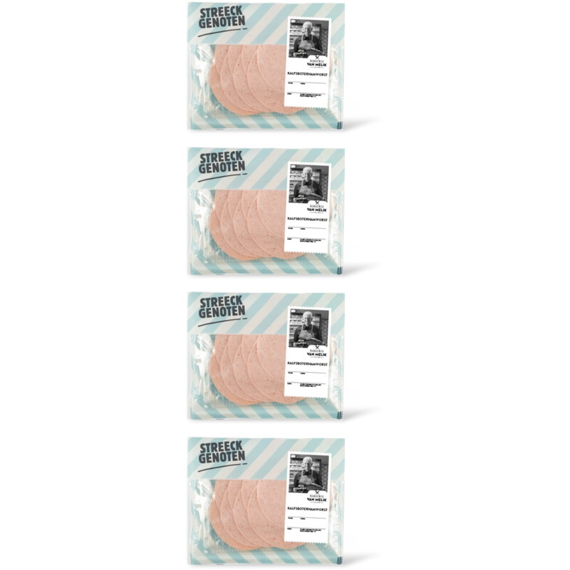 Streeckgenoten Kalfsboterhamworst 4-pack