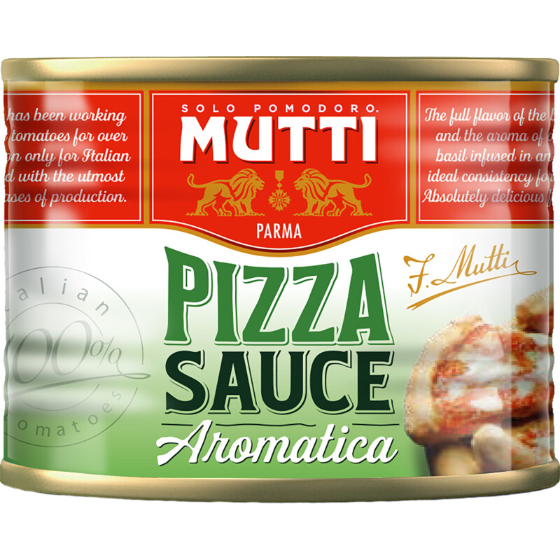 Een afbeelding van Mutti Pizzasaus aromatica