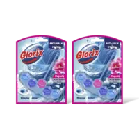Glorix Pink magnolia blauw water wc-blok 2-pack