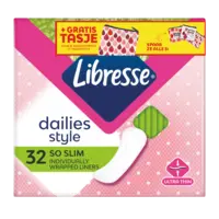 Libresse Dailies style so slim inlegkruisjes