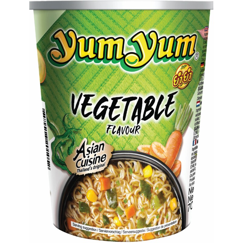 Yum Yum Vegetable flavour instant noodles