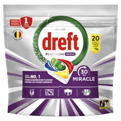 pdp-image-Dreft Platinum miracle vaatwascapsules citroen