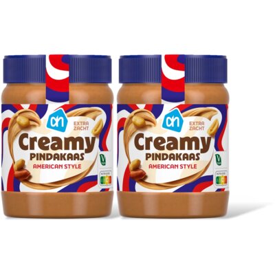 pdp-image-AH Creamy pindakaas American style 2-pack