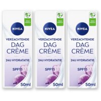 NIVEA Verzachtende dagcreme spf15 3-pack