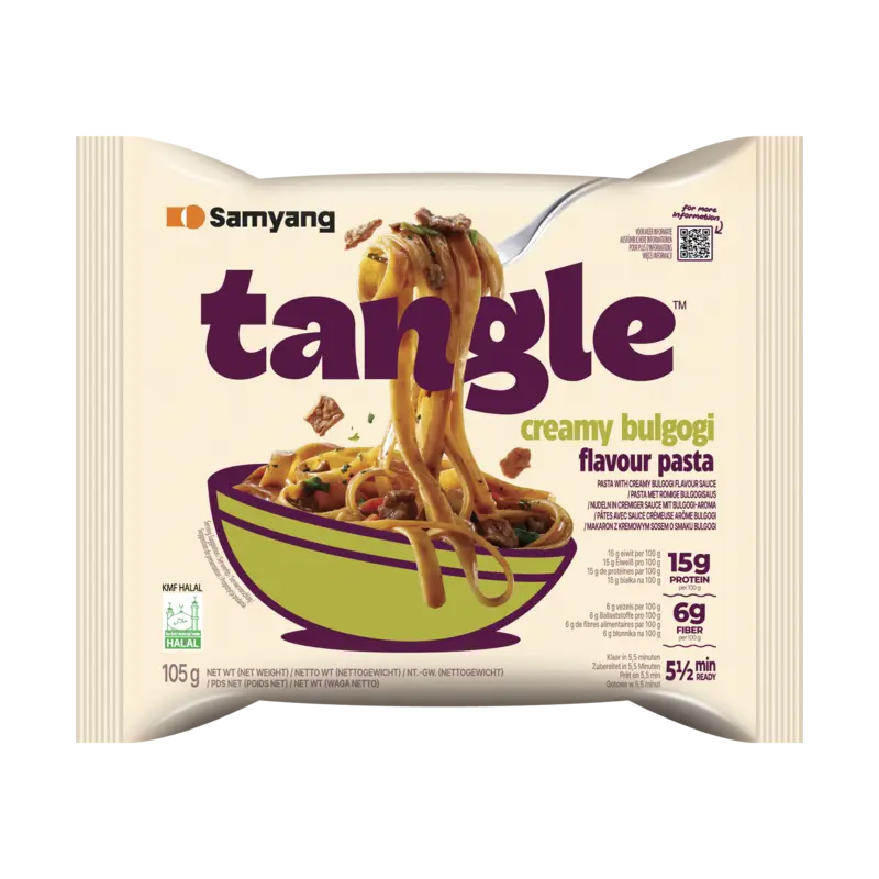 Samyang Tangle creamy bulgogi flavour pasta