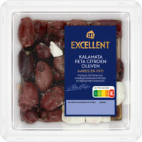 Een afbeelding van AH Excellent Kalamata feta & citroen olijven