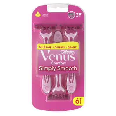 pdp-image-Gillette Venus Comfort smooth 4+2 scheermesjes
