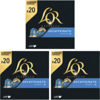 Een afbeelding van L'OR Espresso decaffeinato capsules 3-pack