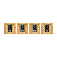 AH Onderzetter bamboe 4-pack