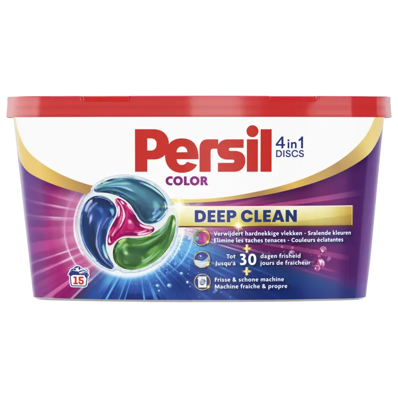 Deep clean 4 in 1 discs capsules kleur