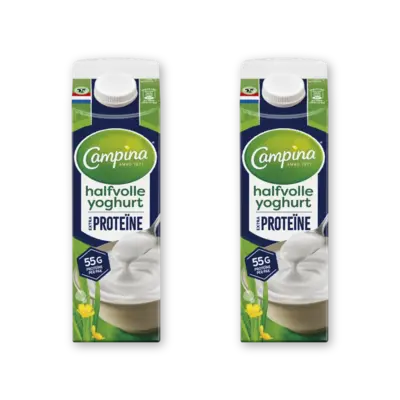 pdp-image-Campina Halfvolle yoghurt extra proteine 2-pack