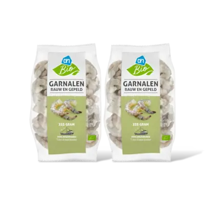 pdp-image-AH Biologisch Garnalen rauw en gepeld 2-pack