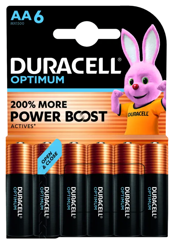Duracell Optimum AA batterijen