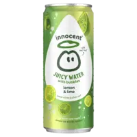 innocent Juicy water with bubbles lemon & lime