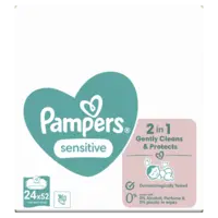 Pampers Sensitive baby wipes 24-pack