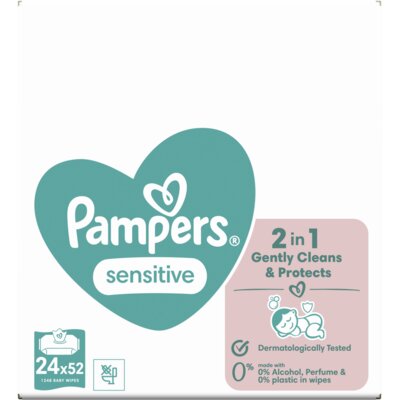 pdp-image-Pampers Sensitive baby wipes 24-pack
