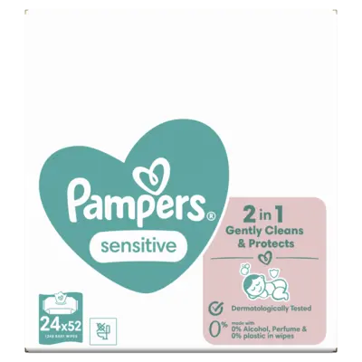 pdp-image-Pampers Sensitive baby wipes 24-pack