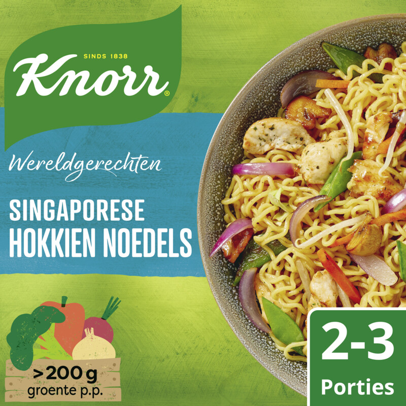 Een afbeelding van Knorr Wereldgerechten Singaporese hokkien mie
