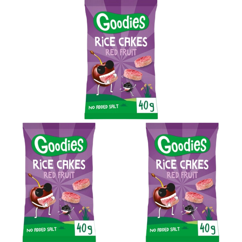 Een afbeelding van Goodies Luchtige rijstwafeltjes 3-pack 3+ jaar