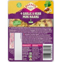 Een afbeelding van Patak's Mini naan garlic & coriander