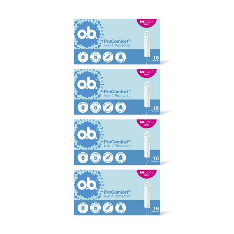 o.b. Pro Comfort Advanced Mini 16 4-pack