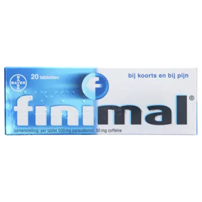 pdp-image-Finimal Bij koorts en bij pijn tabletten