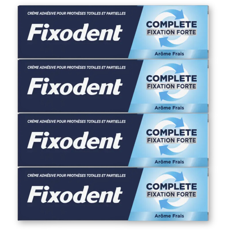 Fixodent Kleefpasta complete 4-pack