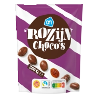 AH Rozijn choco's