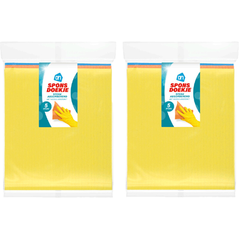 Een afbeelding van AH Sponsdoekjes 2-pack