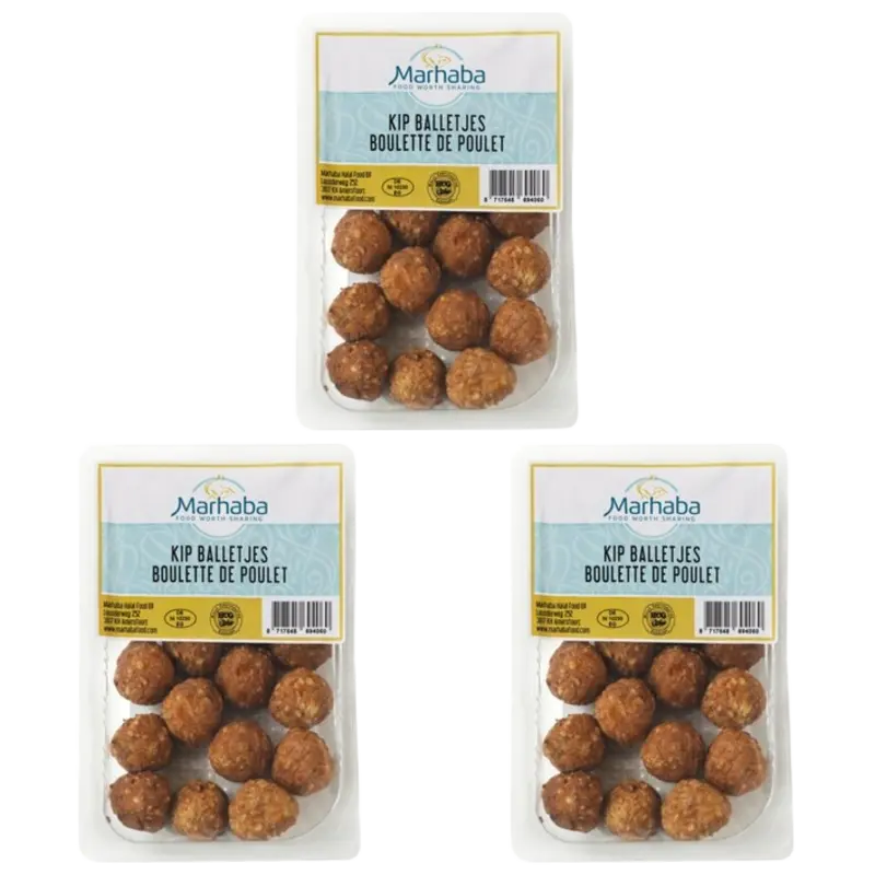 Marhaba Kipballetjes 3-pack
