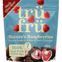 Trü Frü Framboos wit en puur chocolade