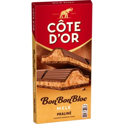 pdp-image-Côte d'Or BonBonBloc chocoladereep praliné melk