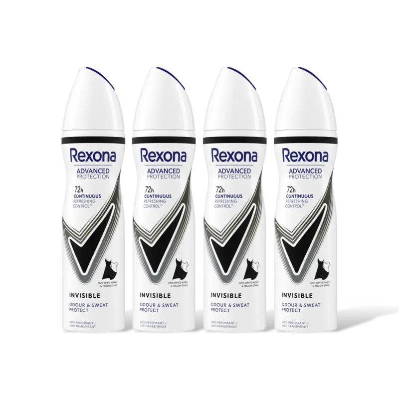 Rexona Invisible diamond anti-transpirant 4pack