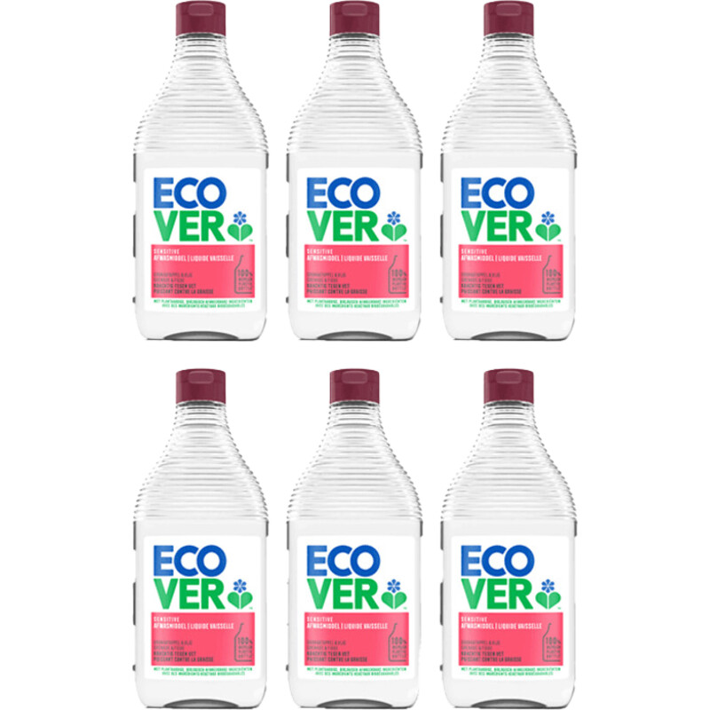 Een afbeelding van Ecover Afwasmiddel granaatappel & vijg 6-pack