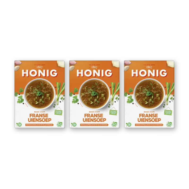 Honig Honig Basis voor franse uiensoep 3-pack
