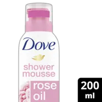 Dove Rose oil shower mousse