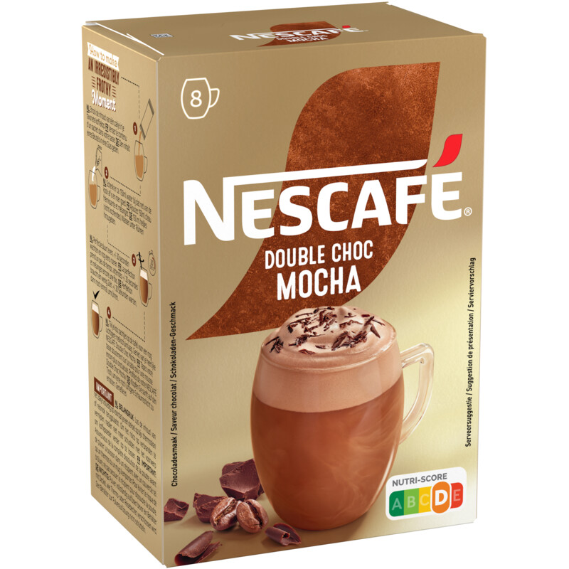 Een afbeelding van Nescafé Double choc mocha oploskoffie