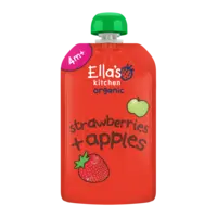 Ella's kitchen Knijpfruit strawberries + apples 4m+