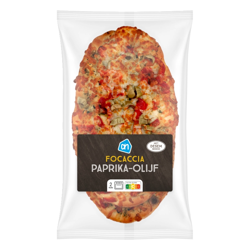 AH Focaccia paprika olijf