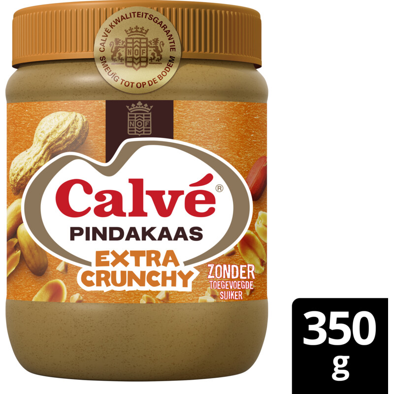 Een afbeelding van Calvé Extra crunchy pindakaas