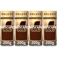 Nescafé Gold deluxe oploskoffie 4-pack