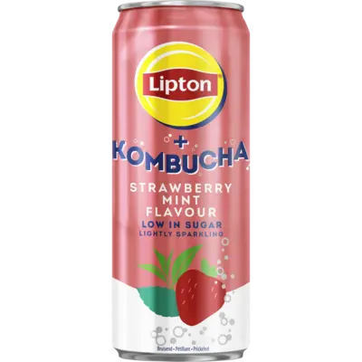 pdp-image-Lipton Ice tea kombucha strawberry mint flavour