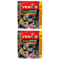 Venco Droptoppers zacht & zoet XL 2-pack