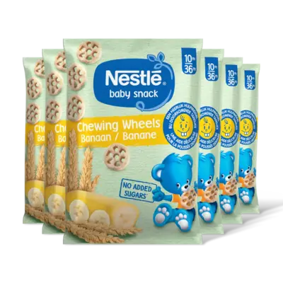 pdp-image-Nestlé Baby snack chewing wheels banan 10m+ 6pk