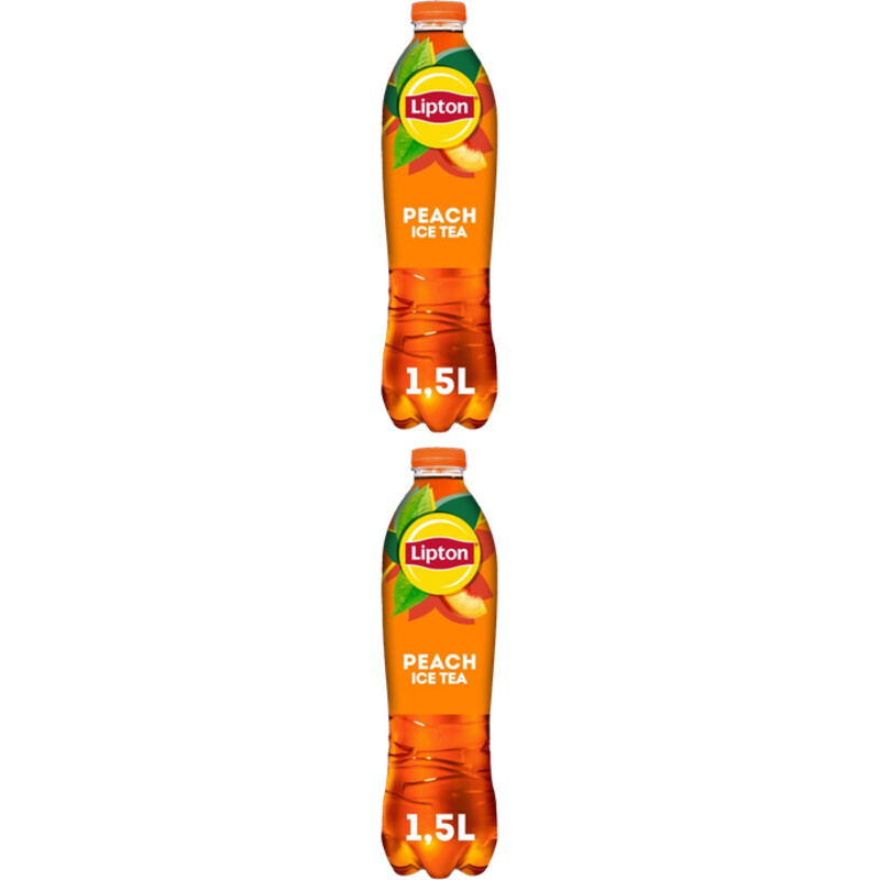 Een afbeelding van Lipton Ice tea peach 2-pack